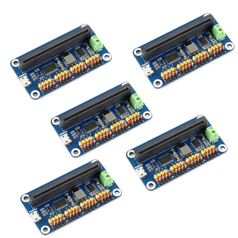 5 шт. 16 канальный 12 битный сервопривод I2C 5В 3A PCA9685 PWM для micro:bit microbit SG90 MG90S MG996R RC
