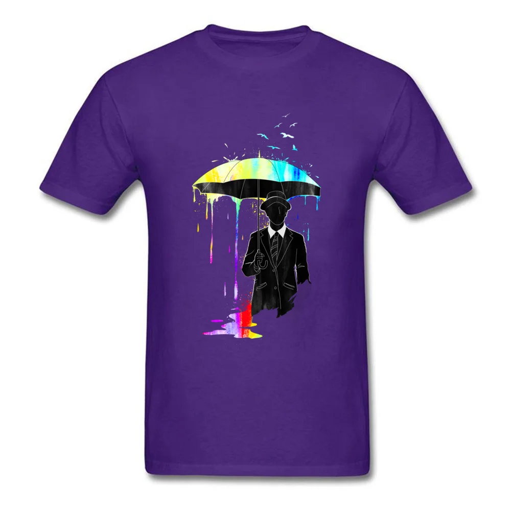 Under the rain_purple