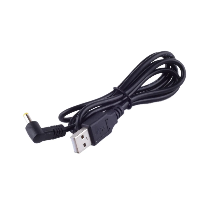 Разъем питания постоянного тока USB преобразует в 4,0*1,7 мм/DC 4,0x1,7 Белый Черный l-образный прямоугольный разъем со шнуром соединительный кабель