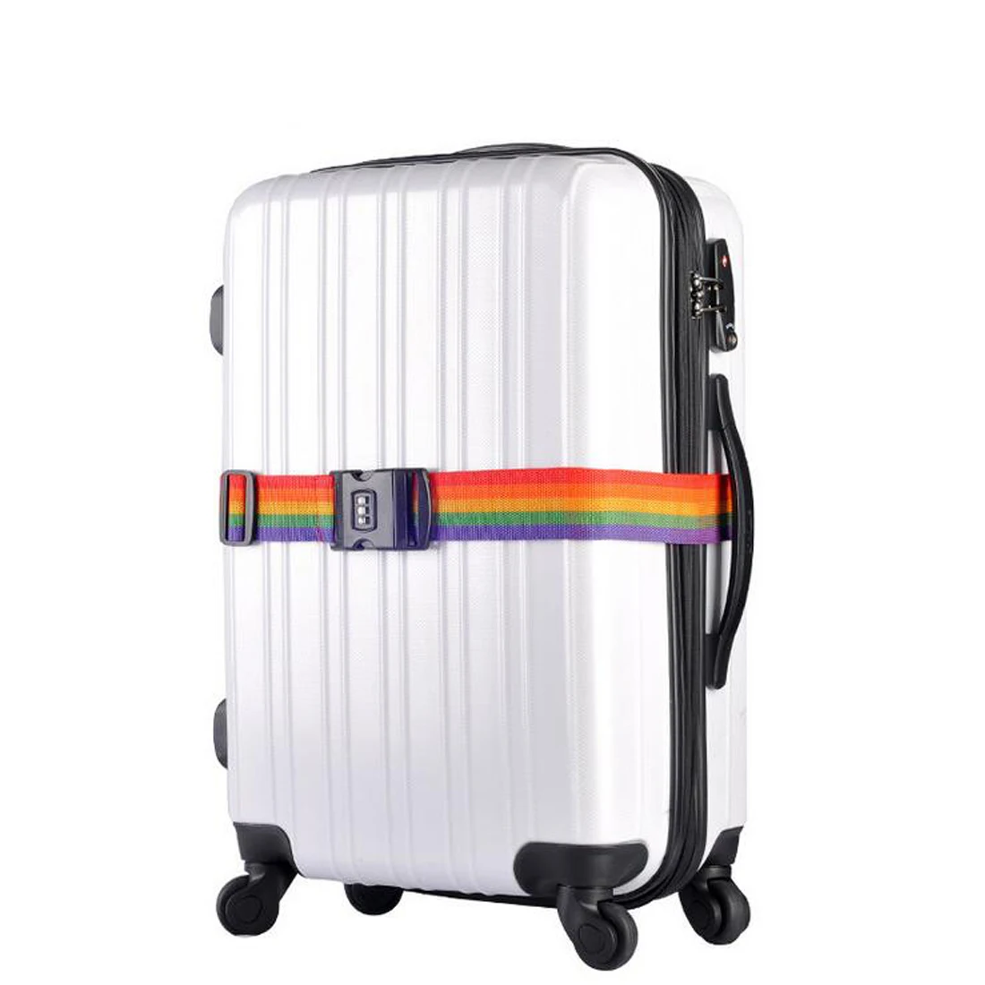 Password Lock Adjustable Nylon Travel Luggage Backpack Bag Luggage