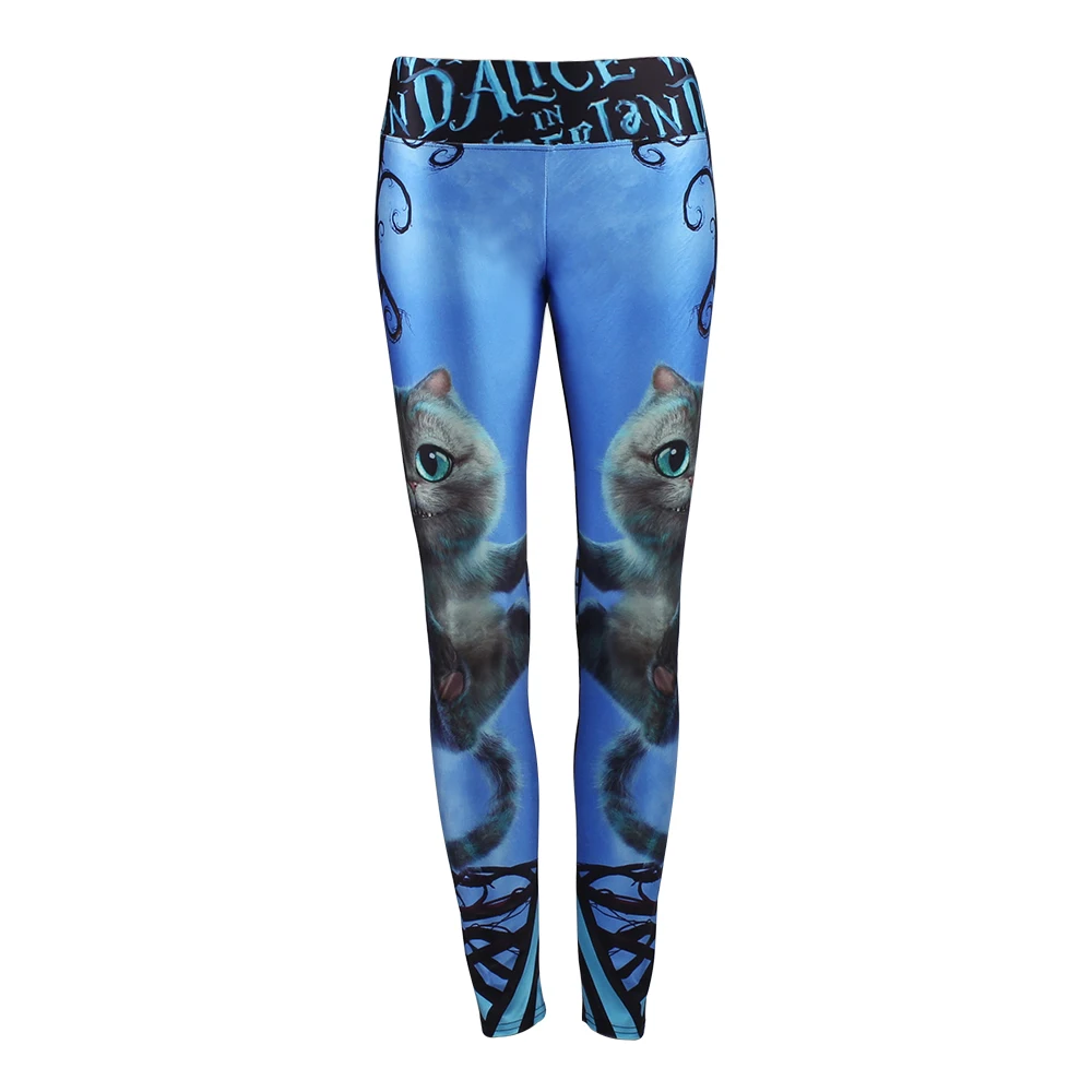 Creative Z By Zobha Womens Size M 8-10 Blue Woven Leggings Side Panel Pockets Pants