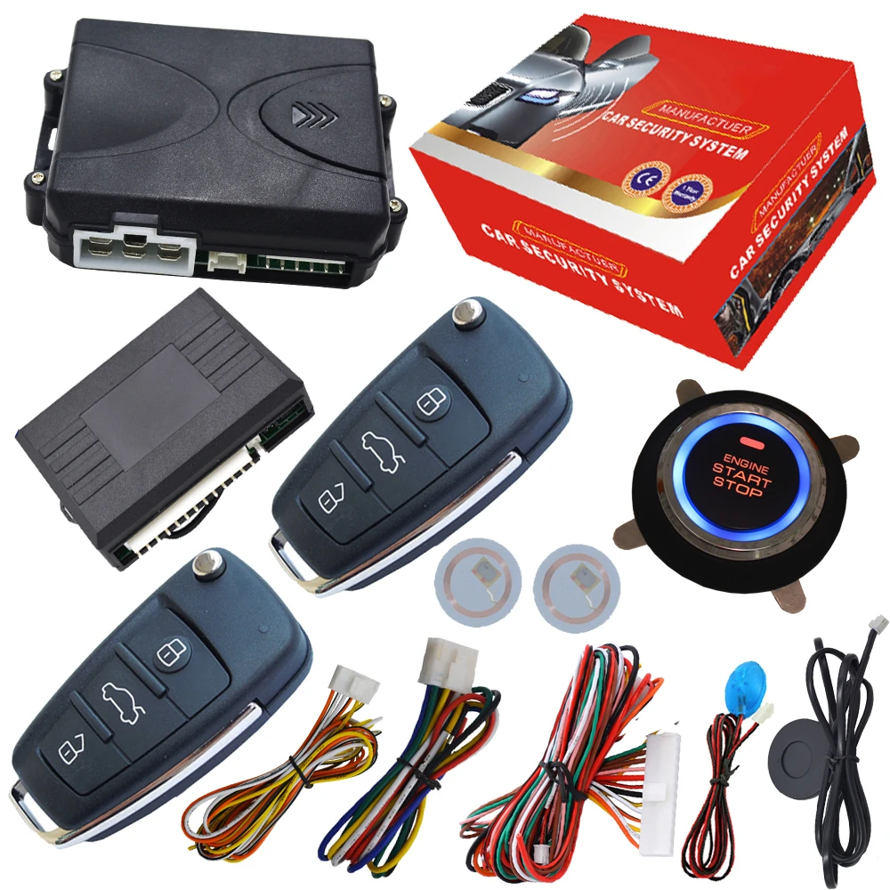 

cardot push button start stop system remote start stop by alarm remote supporting petrol&diesel mode arm or disarm car engine