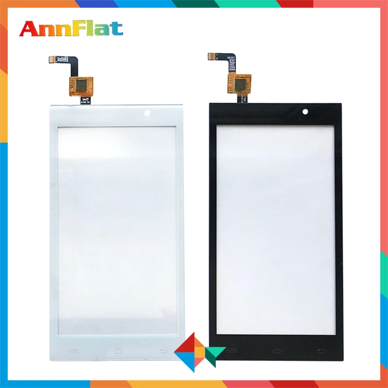 10Pcs/lot High Quality 4.5'' For Micromax A104 Canvas Fire 2 Touch Screen Digitizer Front Glass Lens Sensor Panel Free Shipping |