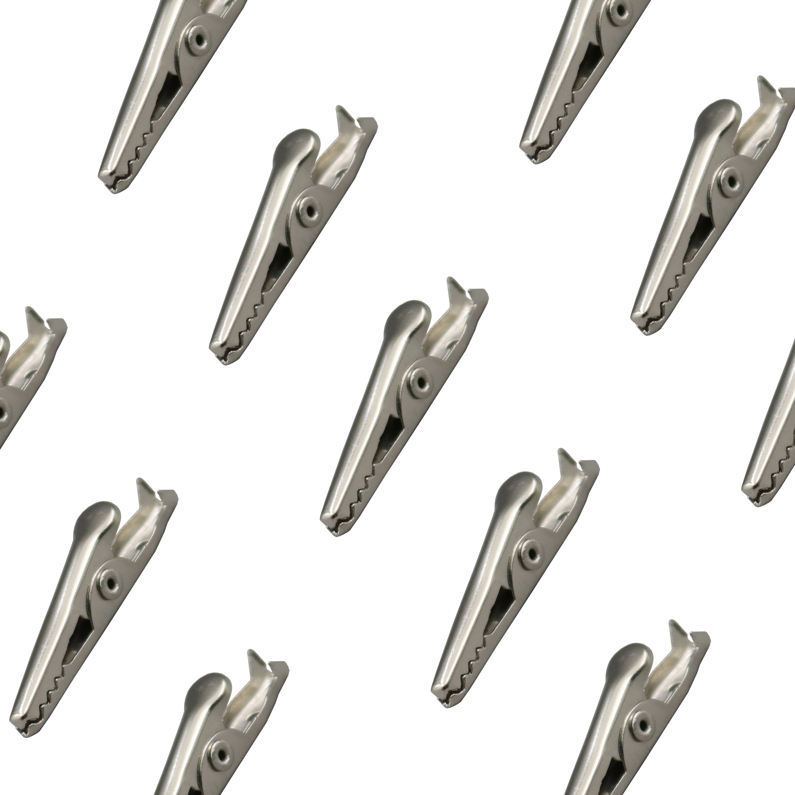 

50 Pcs Alligator Clamp clip for wires card photo holder ID card Memo 35mm