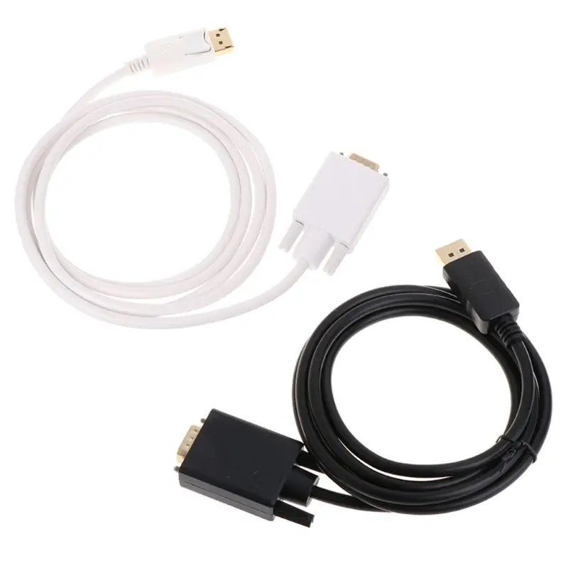 

Displayport to VGA Cable Converter Adapter Wire for HP Dell Asus Lenovo PC Laptop VGA Monitor