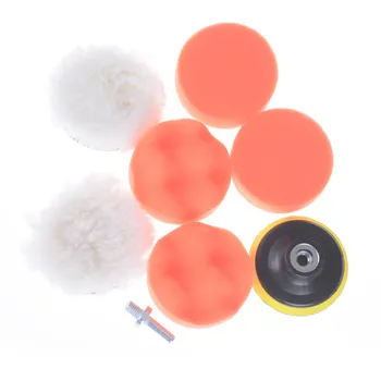 

Car Polishing Sponge Wheel Kit New car Polishing Pad Set Polishing Buffer Waxing Buffing Pad Drill Set Kit 8pcs 3"(75mm)