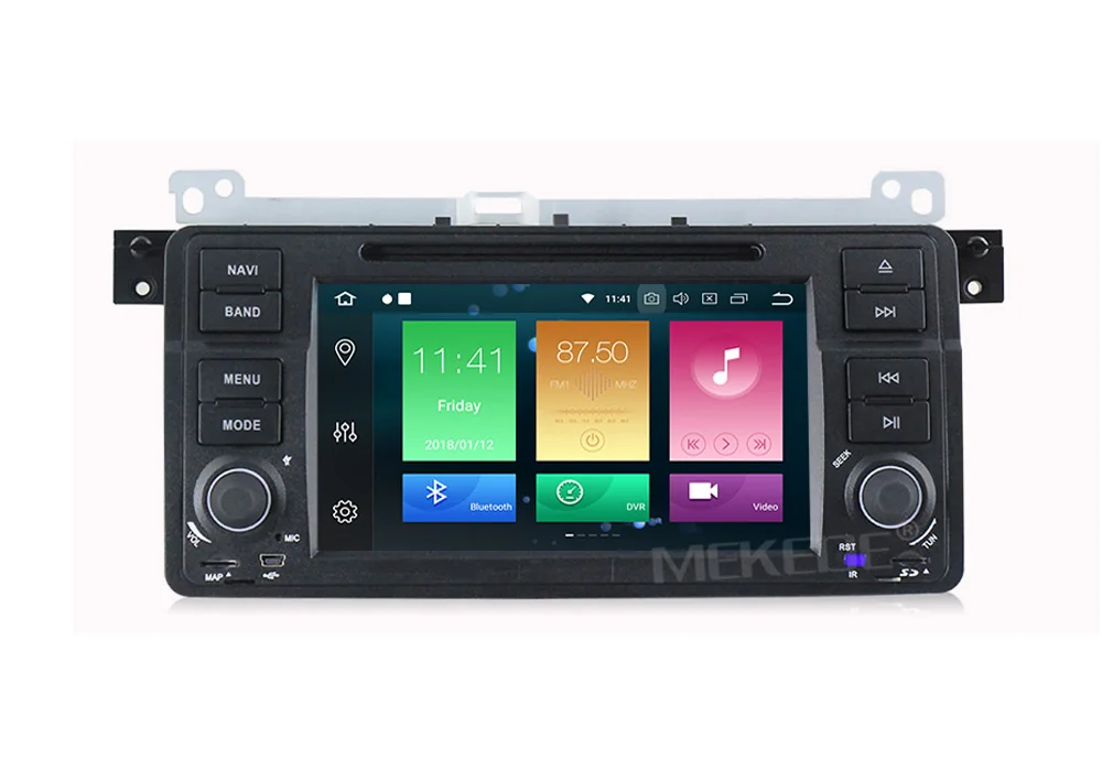 Best Android 8.0 4GB RAM Car stereo head unit navigation GPS NAVI DVD player for BMW E46 M3 3series support 4G Lte wifi BT canbus 11
