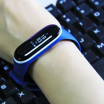 

Double Color Strap For Xiaomi Mi Band 3 4 Smart Band Accessories For Miband 3/4 Smart Wristband Strap For Xiaomi Mi Band 3 4
