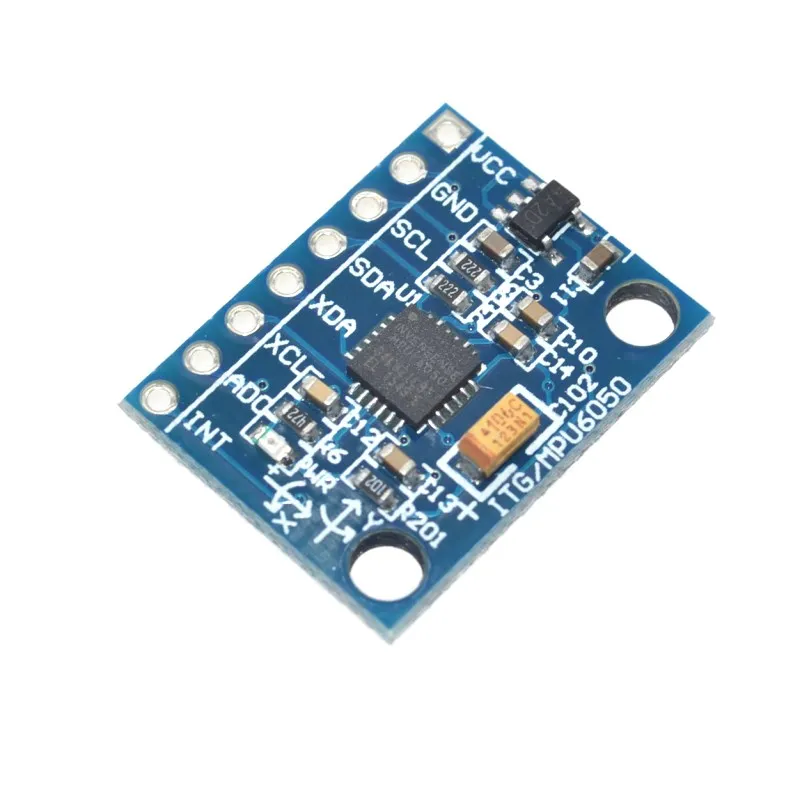 Buy GY-521 MPU6050 MPU-6050 Sensor Module For Arduino 3 Axis Gyroscope Accelerometer Diy Smart Robot Toy Kit Car Tank Chassis