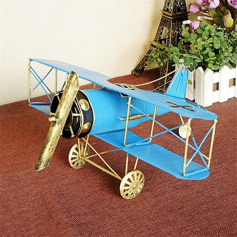 Large Iron Wings Airplane Model Metal Craft Vintage Aircraft Decor Toy Gift For Home Office Decoration Prop Accessory 27 31 14cm Gift Gifts Gift Toysgift Decoration Aliexpress