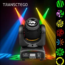 Светодиодный диско-светильник Gobo с подвижной головкой DMX 512 сценический светильник 7 цветов Точечный светильник лазерный проектор для бара клуба DJ домашний вечерние светильник s