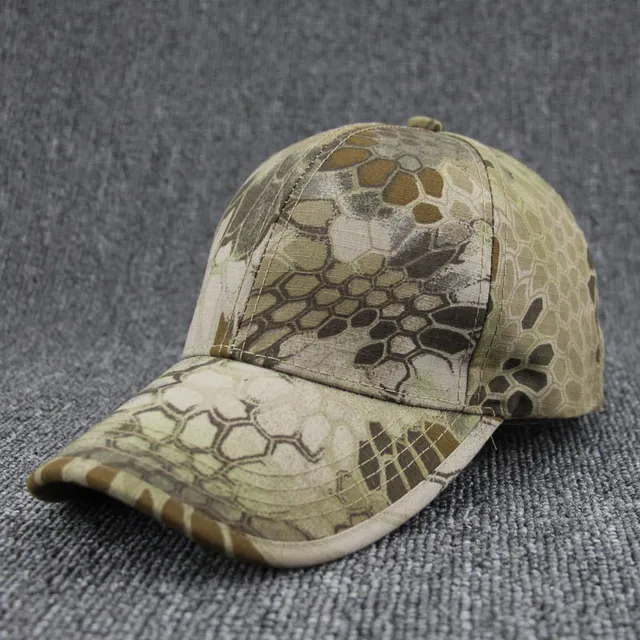 Snakeskin Camo Cap Cadet Casquette Desert Camo Hat Hip hop Hats Bone