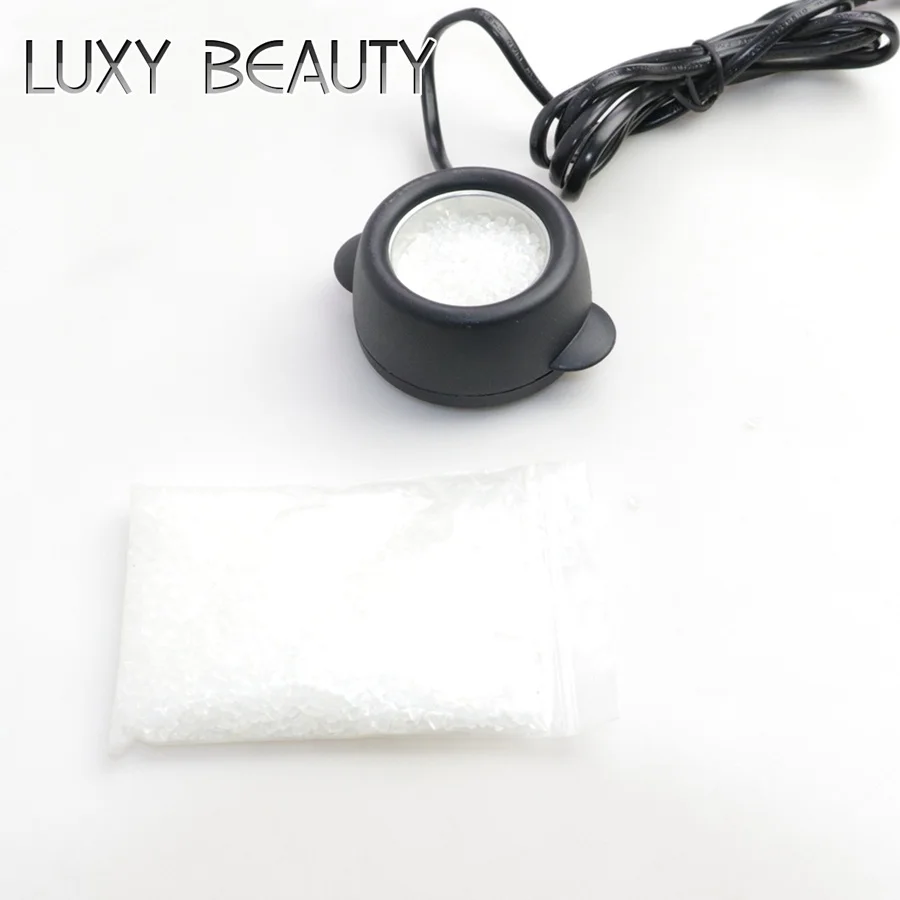Hot Melt Glue Pot +50g Italia Keratin Glue Grain Transparente For Hair Extension tools Support Hot Salon Fusion