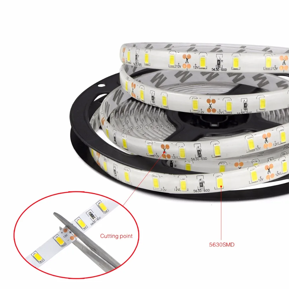 12V-dc-IP65-Waterproof-5M-5630-LED-Strip-Light-300LEDs-Brighter-than-3528-2835-5050-Lamp (2)