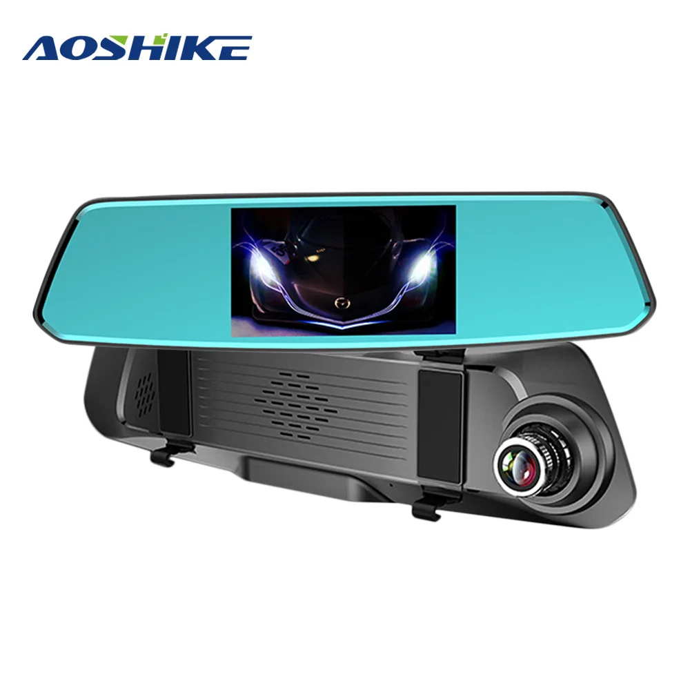 AOSHIKE 5 0 дюймовый IPS экран высокой четкости передний и задний HD 1080P двойной объектив