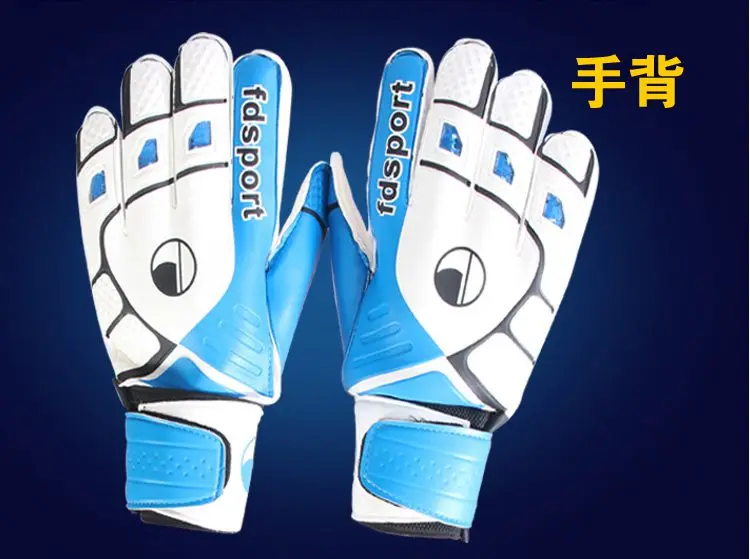 Tailandesa do Refere-se a Adulto Luvas de Goleiro Luvas de Goleiro com Cuidado Jogo de Futebol Versão Látex Cuidado Não-deslizamento Treinamento com 7 High Quality