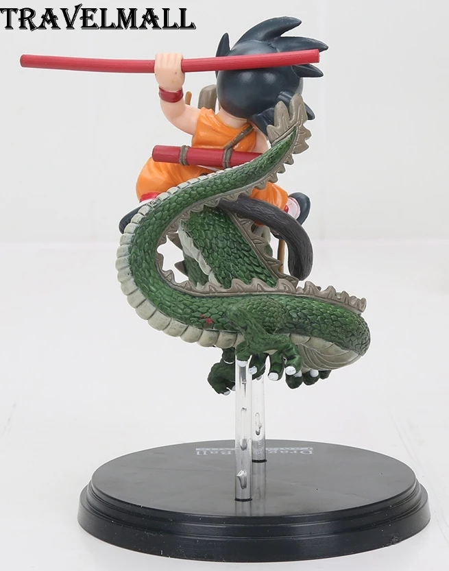 Travelmall Новый в коробке аниме Gokou сын Гоку shenron 13 см ПВХ фигурку игрушки модель для