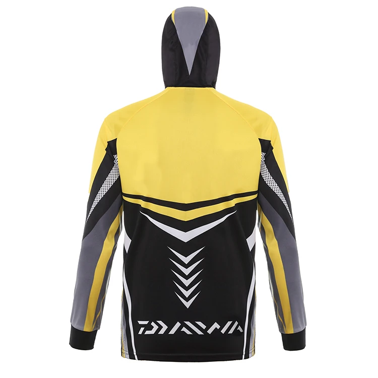 2020 Новый дайв Рыбалка Костюмы быстросохнущая анти-УФ Daiwa куртки Спортивная одежда для рыбалки, с длинным рукавом рубашки Мужская одежда для