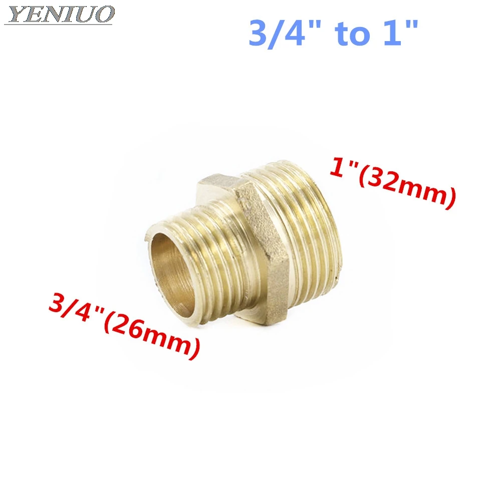 Латунная трубка пневматический фитинг 1/" 1/4" 3/" 1/2" 3/" 1" BSP Мужской х Мужской сменный шестигранный ниппель соединитель соединителя трубы переходник - Цвет: 06-10