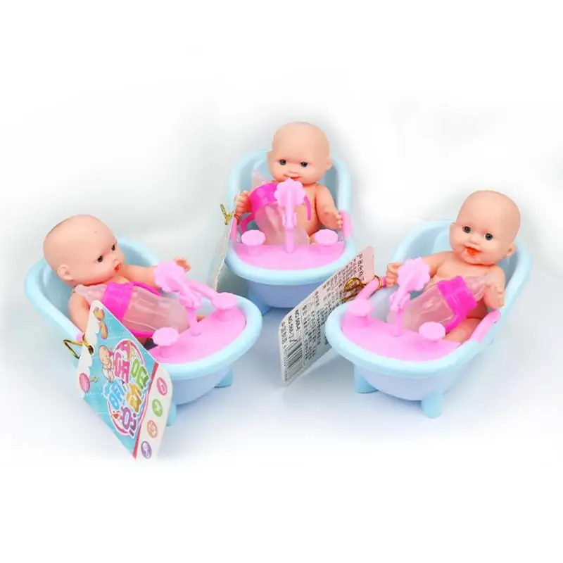 Buy Baby Simulation Doll Bathtub Reborn Baby Doll Toy