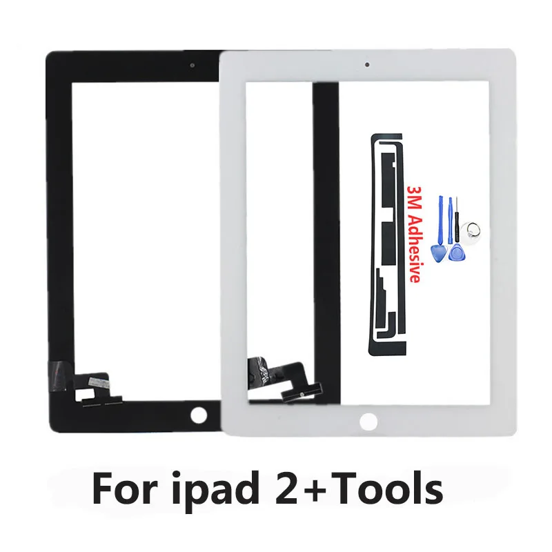 Планшет Сенсорный экран для ipad 2 A1395 A1396 A1397 планшета Стекло спереди Панель 9 7