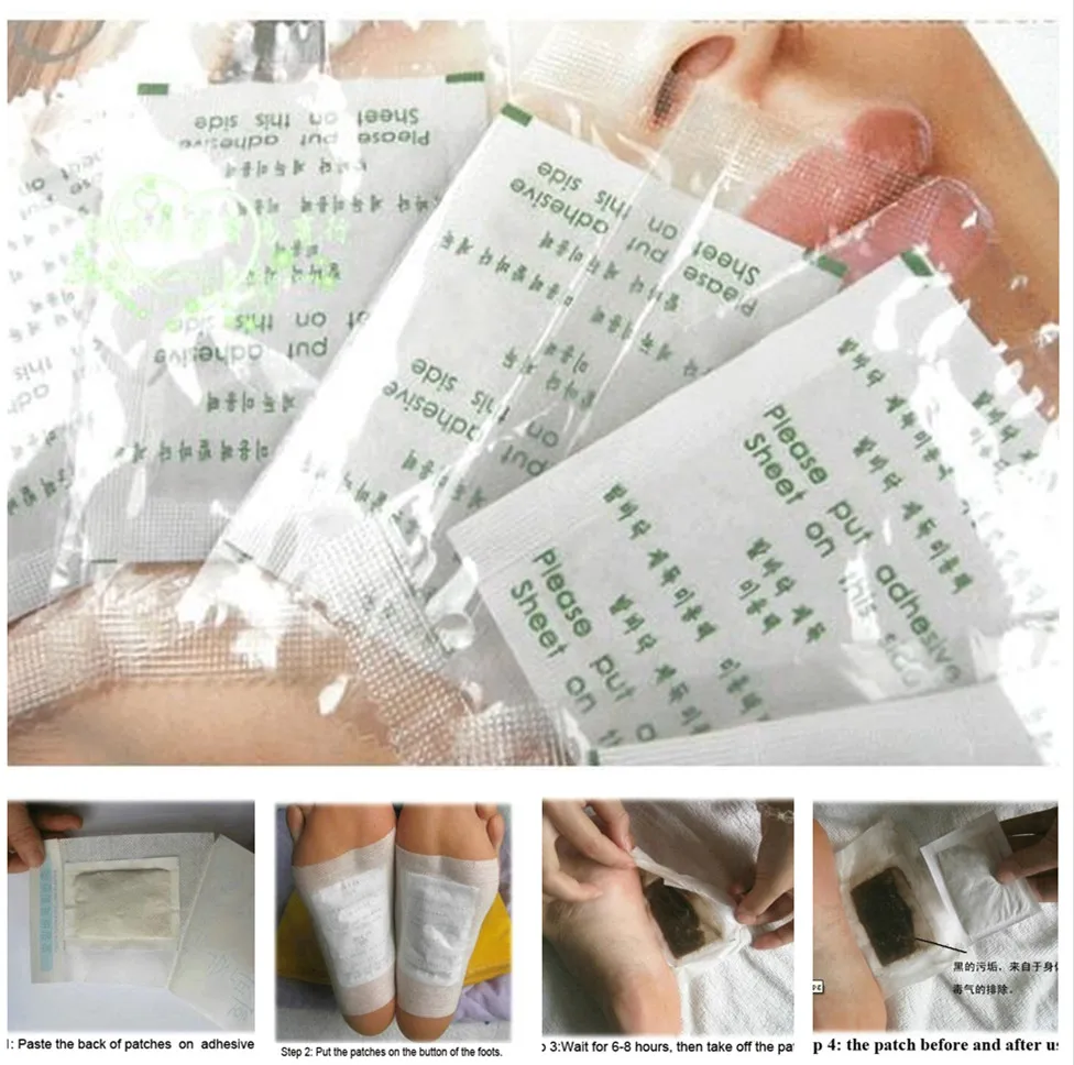 20x Kinoki Detox Foot Pads Patches Feet Care Improve Skin Sleep Quality