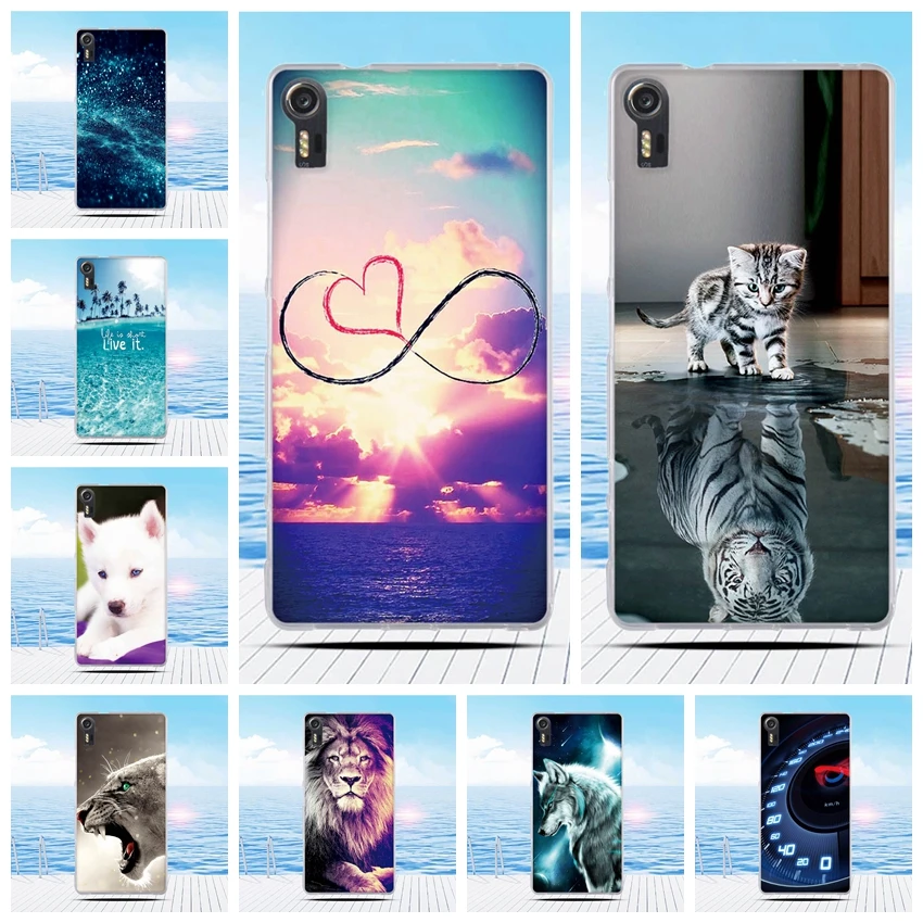 

For Lenovo Vibe shot/Z90 Case Cartoon 3D Relief Printing Pattern Back Cover TPU Soft Silicone Case