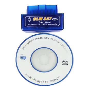 

Universal ELM327 Bluetooth OBDII OBD2 Diagnostic Tool scanner automotive mini elm 327 v2.1 Support Android pc system