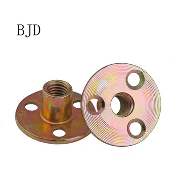 

10pcs M8 M10 factory direct sale iron plate nut furniture nut lock nut three hole nut
