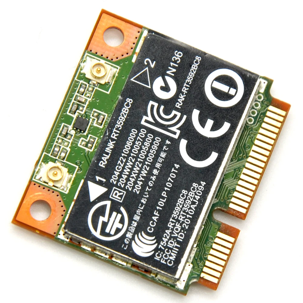 Беспроводная мини карта Ralink RT3592 RT3592BC8 300 Мбит/с 802 11 a/b/g/n Mini PCI E Express + Bluetooth 3 0 для