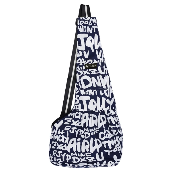 TAILUP собака сумка сетчатая ткань маленькая кошка рюкзак с повязкой Слинг Сумки Открытый ветрозащитный переноски для маленьких кошек щенков - Цвет: blue letter