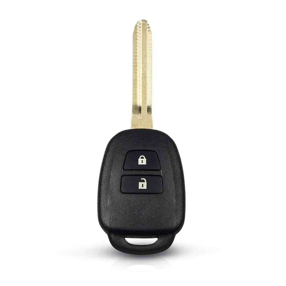 KEYYOU 2/4 кнопки для Toyota случае дистанционного ключа автомобиля оболочки Fob для Toyota CAMRY RAV4 Prius Corolla 2012 2013 лезвие toy43 - Количество кнопок: 2 Кнопки