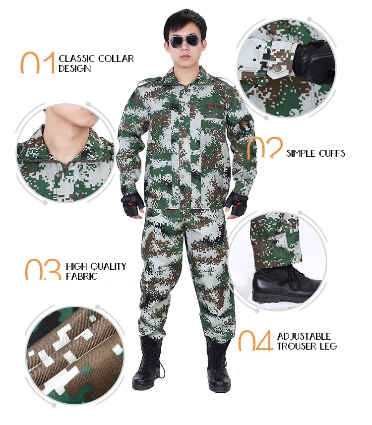 Армейский Cs камуфляж страйкбол Униформа джунгли камуфляж костюм тактический солдат Боевой Военный Тактический костюм комбинезоны для мужчин