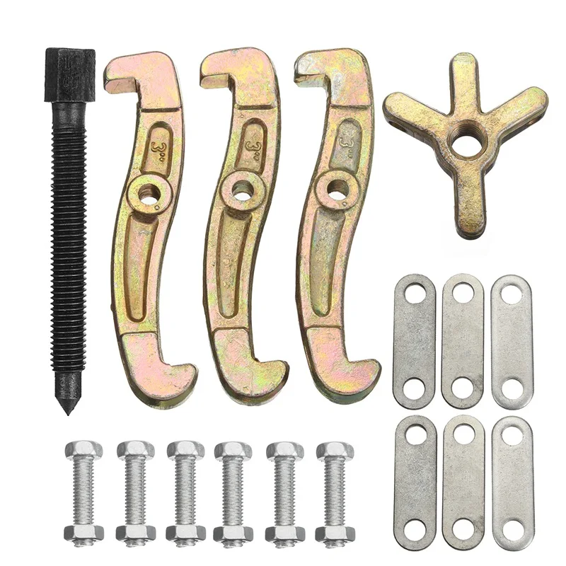 Doersupp 75 мм 3 кулачковый подшипник Съемник Авто Съемник Тяговая вытяжка Реверсивные ножки автомобильное колесо фургона шестерни шкивы Инструменты для удаления