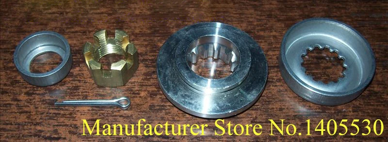 

Free shipping propeller shaft spline inner / outer pad nut for Yamaha new model, 2 stroke 40 -48 Hp outboard motor accessories