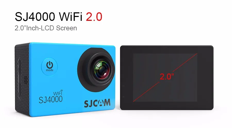 SJCAM SJ4000 wifi экшн-камера 1080P Full HD 1080p wifi Спортивная DV 2," Мини видеокамера sj 4000 yi 4k велосипедная камера