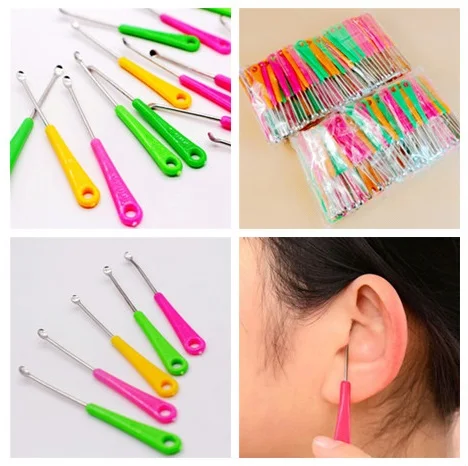 20PCS Ear Wax Pickers Metal Ear Care Spoon Tool Ear Picks Wax Removal Curette Cleaner EarPick Hot Sale