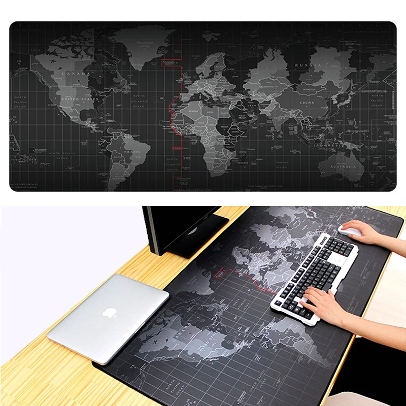  Large PUBG Gaming Mouse Pad keyboard pad Locking edge Natural Rubber Mouse Mat Keyboard mat Desk Pa