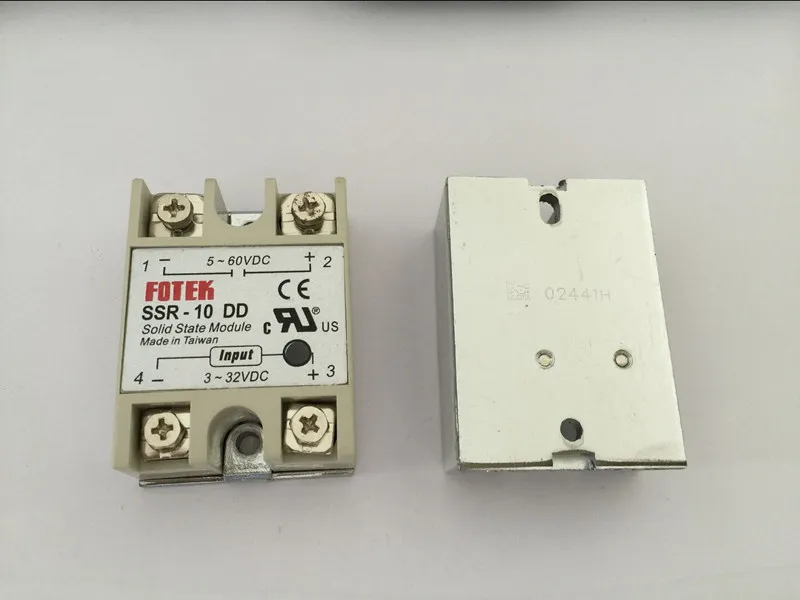 5PCS SSR10DD SSR-10DD Manufacturer 10A ssr relay input 3-32VDC output 5-60VDC | Обустройство дома