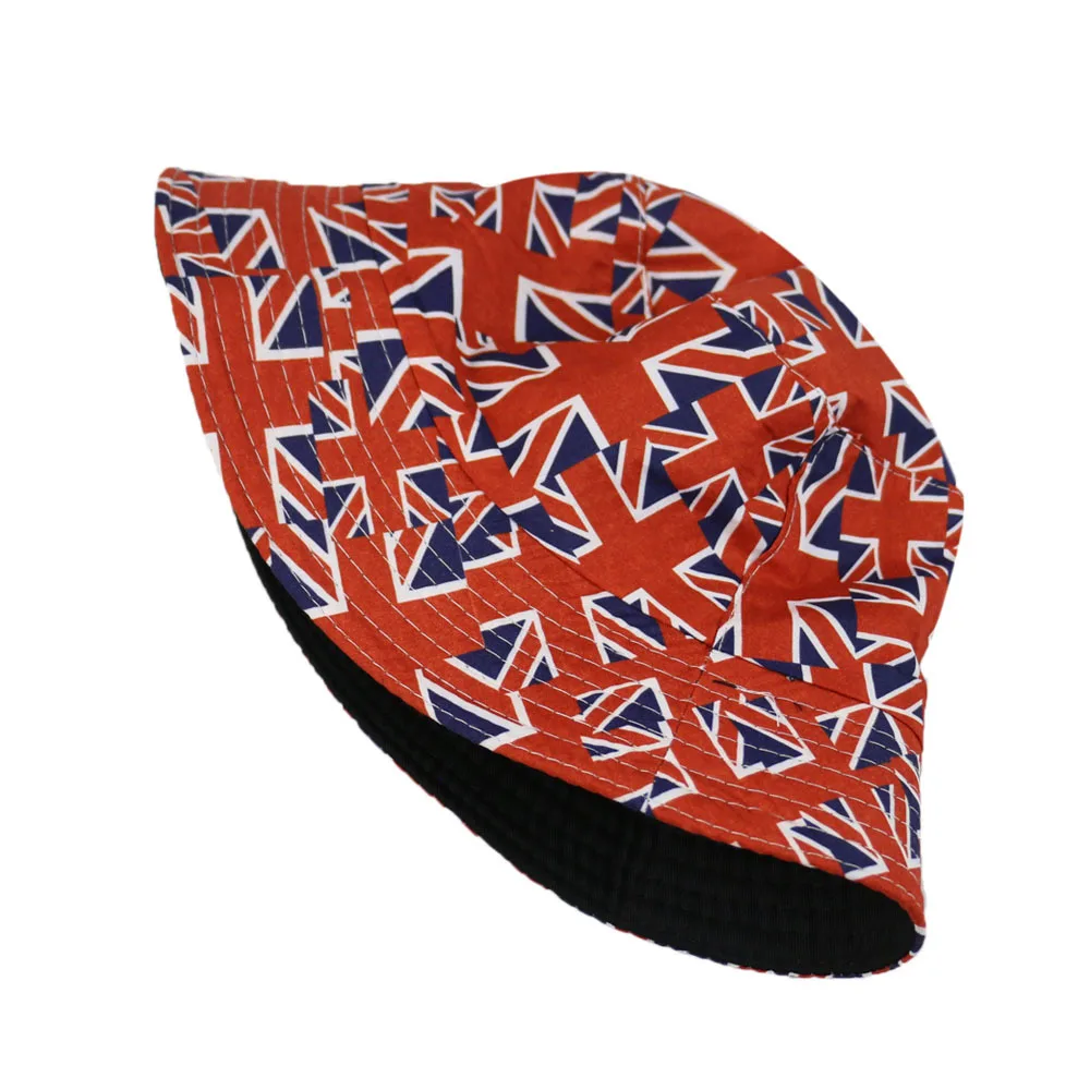 Bucket Hat Men Women Hip Hop Hat Panama Cap Beach Sun Cotton Flag Graphic Climbing Hunting Outdoor Fishing Accessory (1)