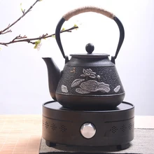 RUIDA стиль лотоса 1.2L японский чугунный чайник с ситечком для заварки из нержавеющей стали SD024