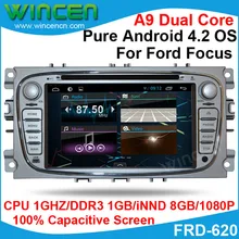 Android 4,2 автомобильный DVD gps плеер для Ford Focus 2009-2012 1080 p видео Поддержка тысячи Android приложений OBD DVR опционально