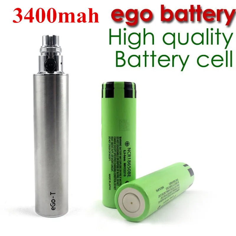 

Ego Rechargeable Big capacity 3400mah Variable Voltage 3.2-4.2V Battery for Electronic Cigarette eGo hot E Cigarette Battery