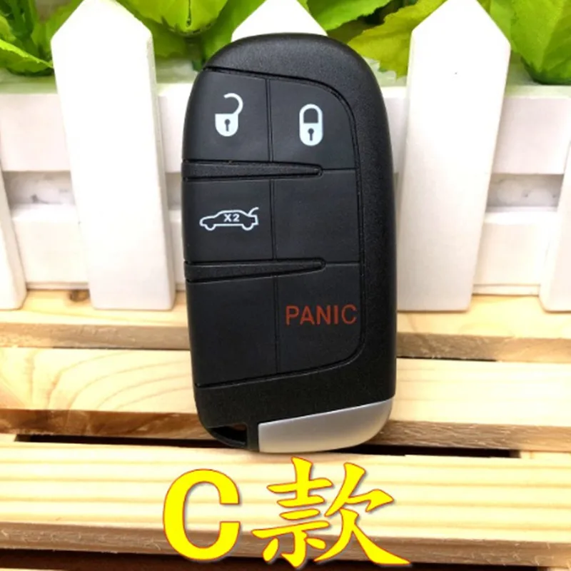 DAKATU смарт-пульт дистанционного ключа оболочки чехол для Chrysler 300C Jeep Cherokee для Dodge Journey JCUV брелок для ключа автомобиля