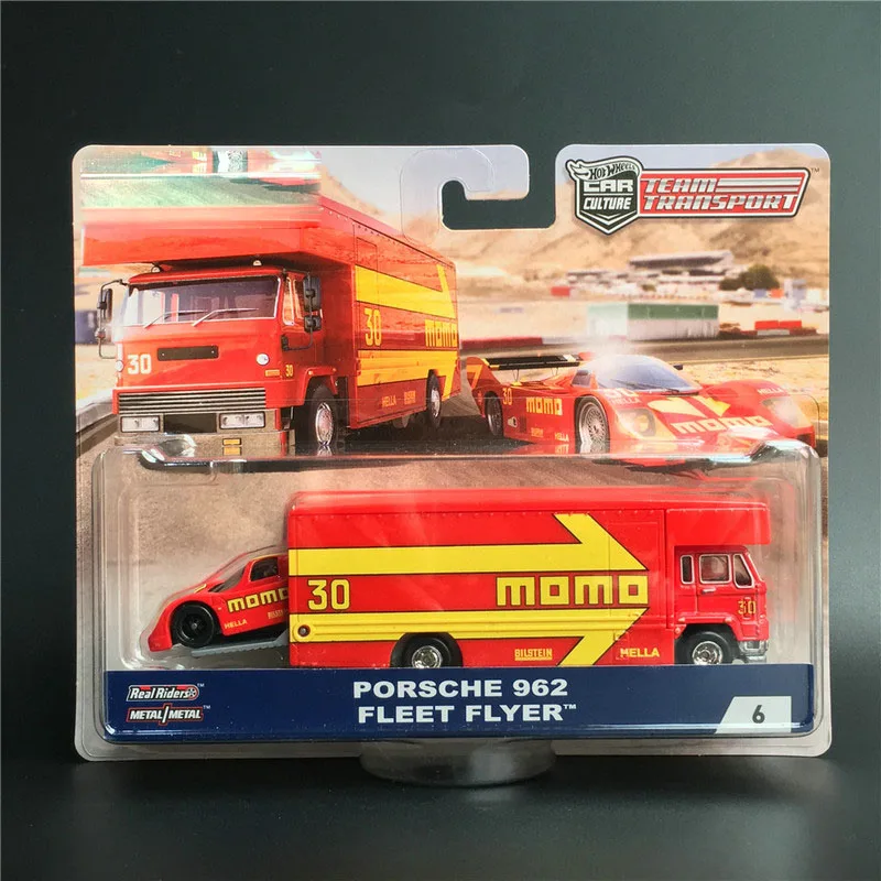 Hot Wheels автомобиль 1: 64 Автомобиль культура команда транспорт коллектор издание металл литья под давлением модель автомобиля настоящие всадники детские игрушки подарок - Цвет: FLF56-6