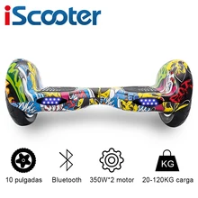 iScooter 10 inch 2 Wheels Smart Electric Hoverboards 4400mAh Battery Self Balance Scooter