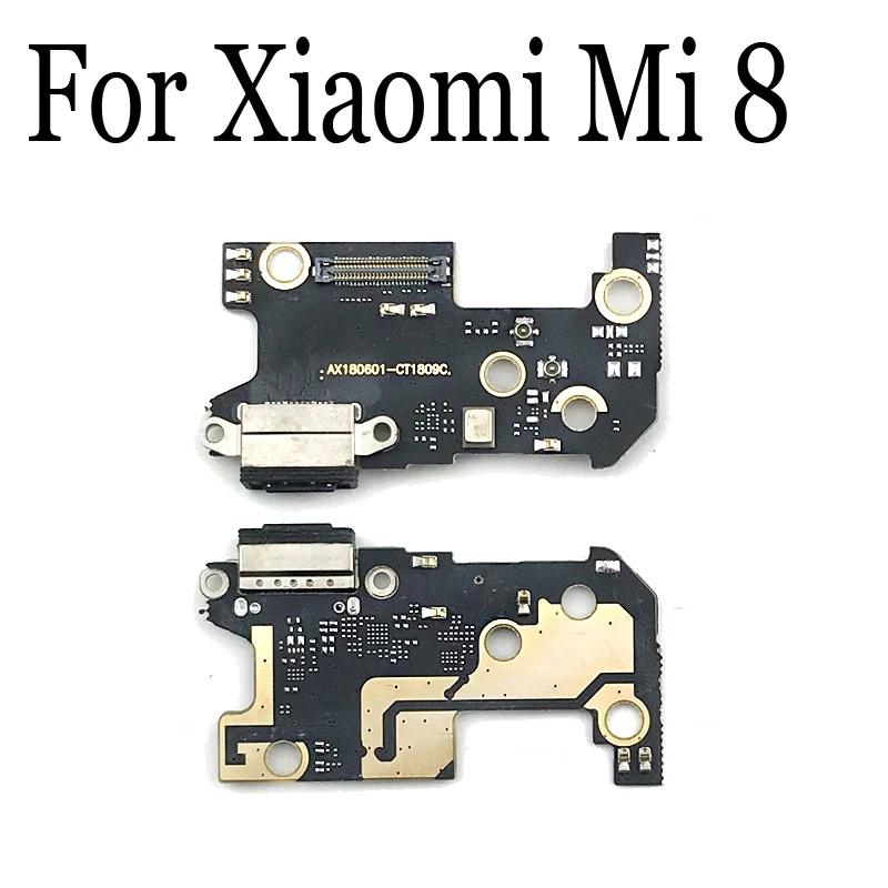 Для Xiaomi mi 8 mi 8 порт для зарядной USB док-станции Плата для Xiaomi mi 8 гибкий кабель модуль Плата запасные части mi 8