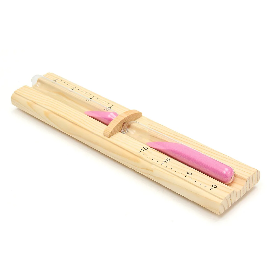 New Pine Wood 140º C Sauna Thermometer 15 Minutes Hourglass Sand Timer Clock Bath