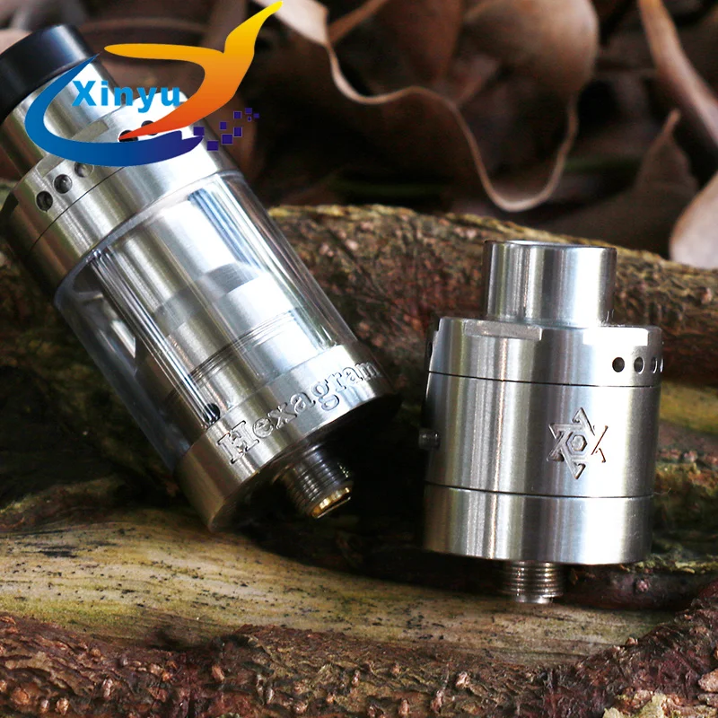 

Original THC Tauren Solo RDA Hexagram RDTA TANK 2.5ml capacity Single / Dual / Trip /Quad Coil vs Tauren RDTA Taifun gtr rta