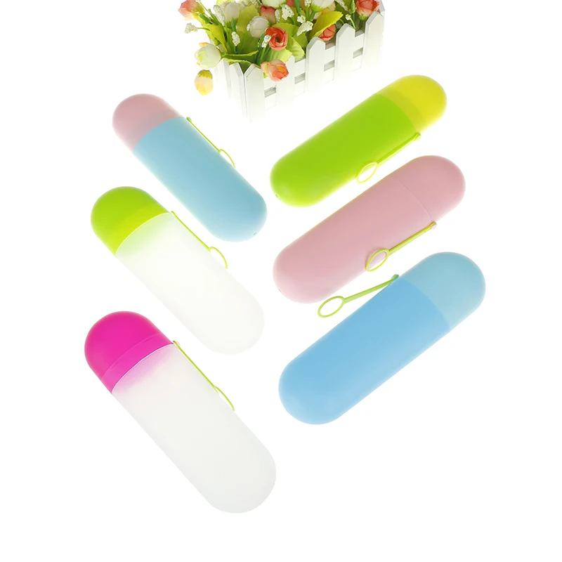 

Travel Toothpaste Toothbrush Holder Cap Case Household Storage Cup Outdoor Holder Bathroom Accessories Portable